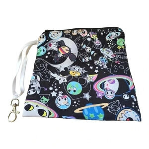 Cute Bear Astronaut Space Unicorn Stars Makeup Custom Homemade Bag